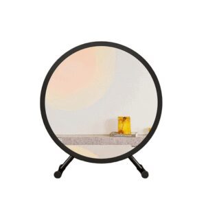 Espejo Sobre Mesa Para Dormitorio Escritorio De 30 cm Color Negro 620NE02