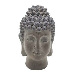 Estatua decorativa cabeza de buda