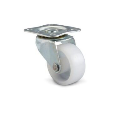Garrucha plataforma blanca 1 1/2