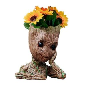 Maceta decorativa Baby Groot Marvel 14cm Pensativo