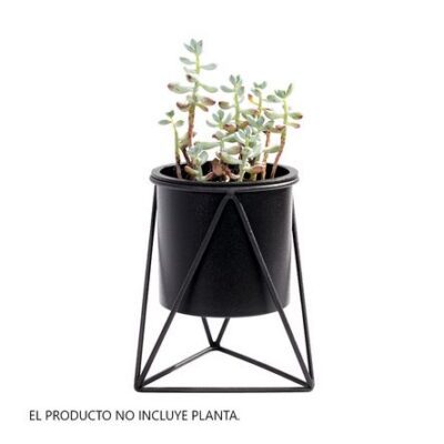 Macetero plástico triangular