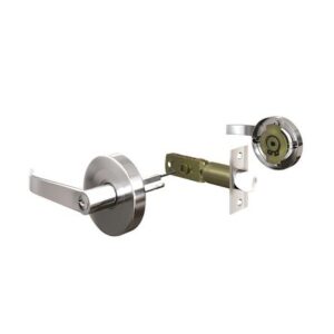 Manija para dormitorio semi recta Forte Acero