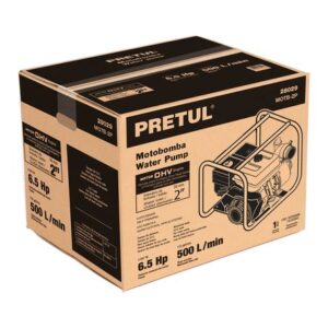 Motobomba Autocebante 2" x 2" a Gasolina 6-1/2 HP, Pretul