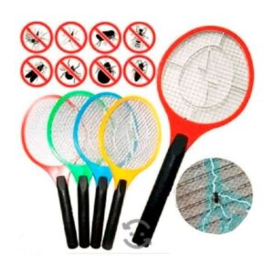 Pack 2 Matamoscas Raqueta Electrica Mata Zancudos Mosquitos