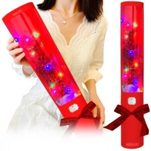 Ramo de Flores de Jabón con Luces Rojo R12