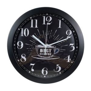 Reloj de pared café 30.5cm Día