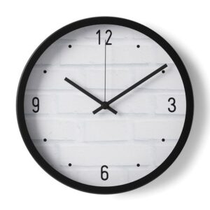 Reloj Deco 32cm Negro