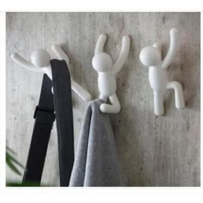 Set de 3 Ganchos Percheros Organizadores de Pared