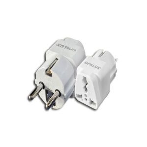 Set X 2 Adaptador Enchufe + Tierra a Tipo F (Schuko) OP-603-K OPALUX