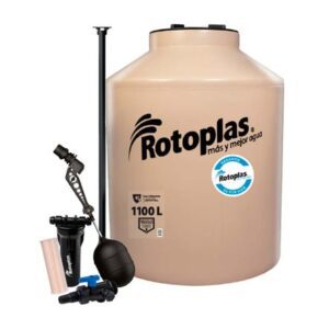 Tanque de agua Arena Rotoplas 1100 litros + Kit de Accesorios