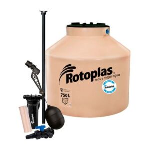 Tanque de agua Arena Rotoplas 750 litros + Kit de Accesorios