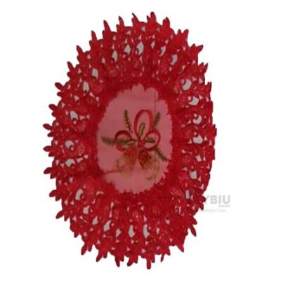 Tapete con Tela Diseño Campana Navideño