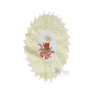 Tapete de Color Crema de Velas y Campanas