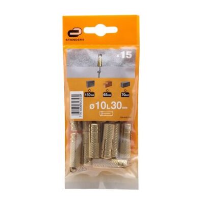 Tarugo 10x30mm x 15 unidades
