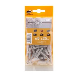 Tarugo 5x25mm x 60 unidades