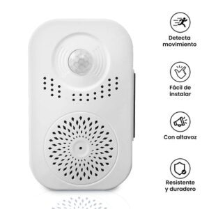 Timbre Inalámbrico Recargable con Altavoz Infrarrojo