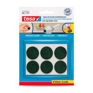 Tope caucho antideslizante 30mm x6un