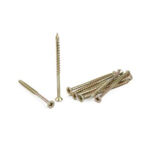 Tornillo SPAX-S plano bicromado 6x100 mm x 10 unidades