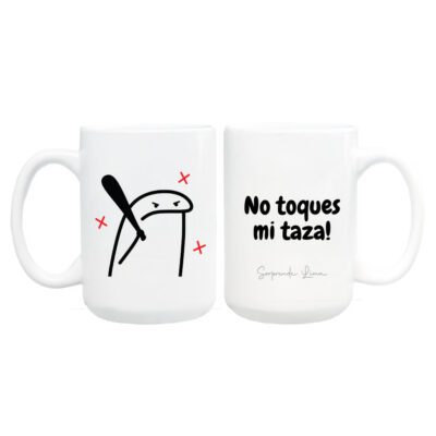 Taza «No toques mi taza»