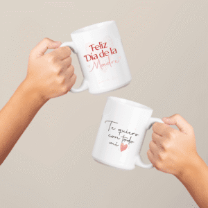 Taza Te quiero con todo mi corazón mamá