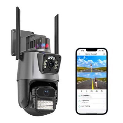 Cámara IP iCSee PTZ Doble Lente Exterior