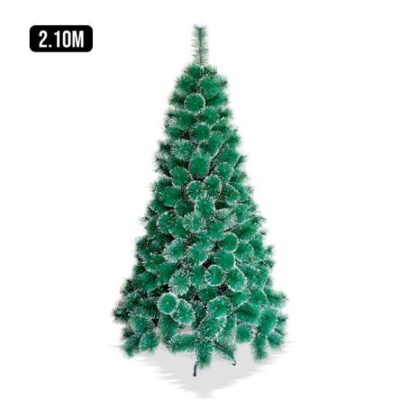 Árbol de Navidad Pino nevado Frondoso 2,1 M 650 ramas