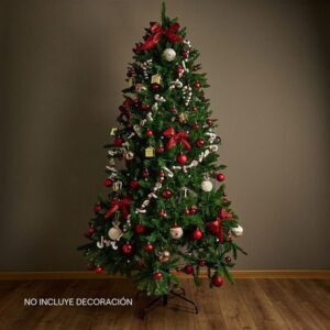 Árbol de Navidad Premium con piñas 210cm 1196 Ramas Orange