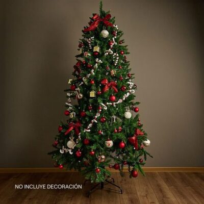 Árbol de Navidad Premium con piñas 210cm 1196 Ramas Orange