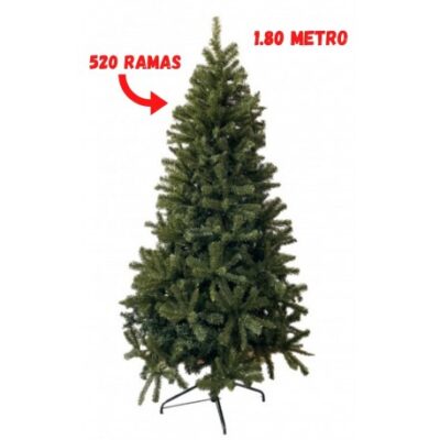 Árbol de Navidad Verde de 180cm (520 ramas)