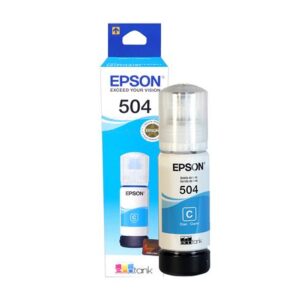 Botella de tinta Epson T504220-AL Cian