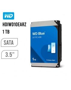 DISCO DURO WESTERN DIGITAL WD10EARZ 1TB SATA 6GB/S 3.5 5400RPM CACHE 64MB