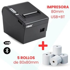 Impresora Ticketera Térmica 80MM USB + Bluetooth HOIN