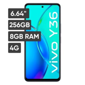 Smartphone VIVO Y36 6.64" 8GB 256GB 50MP + 2 MP + 2 MP Negro Meteoro
