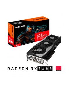 TARJETA DE VIDEO GIGABYTE AMD RADEON RX 7600 GAMING OC 8GB GDDR6 128BITS 3X FANS (GV-R76GAMING OC-8GD)