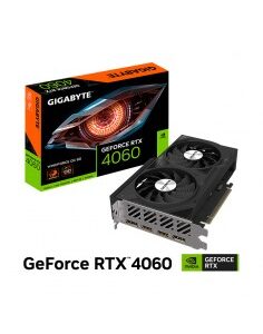 TARJETA DE VIDEO GIGABYTE RTX 4060 8GB GDDR6 WINDFORCE OC ( GV-N4060WF2OC-8GD ) 128 BIT