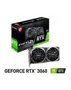 TARJETA DE VIDEO MSI GEFORCE RTX 3060 12GB GDDR6 VENTUS 2X OC ( 912-V397-664 ) 192 BITS