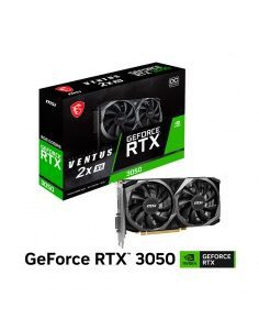 TARJETA DE VIDEO MSI RTX 3050 8GB VENTUS 2X XS OC ( 912-V809-4266 ) 128 BITS