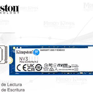 UNIDAD SSD M.2 PCIe 2TB KINGSTON NV3