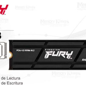 UNIDAD SSD M.2 PCIe 500GB KINGSTON FURY RENEGADE SFYRSK/500G