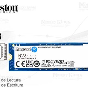 UNIDAD SSD M.2 PCIe 500GB KINGSTON NV3