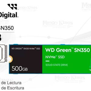 UNIDAD SSD M.2 PCIe 500GB WD GREEN SN350