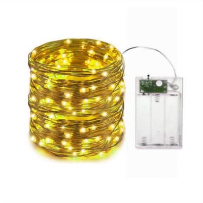 Alambre de Luces Led 10 Metros Amarillo