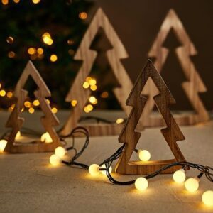 Cadena Ligera Bombillas 195cm Luz Cálida Orange