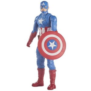 Figuras de Acción MARVEL Avn Titan Captain America E7877 Azul