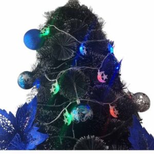 Luces De Navidad Led Multicolor Luna y Estrella