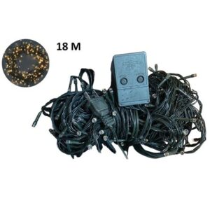 Luces navideñas de 18 metros con música de navidad