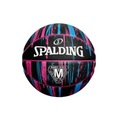 Pelota Para Basket Spalding #84409z Marble Blk/Pnk/Blu