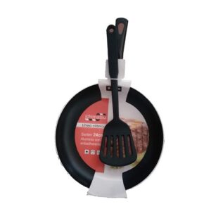 Sarten Antiadh.# 18 Negro 2Mm C/Espátula - Ichimatsu