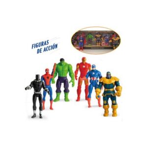 Set de Figuras de Acción MARVEL M-6