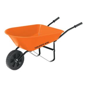 Carretilla Buggy para Niños Tolva Plastica 54x38cm Naranja Truper 10440